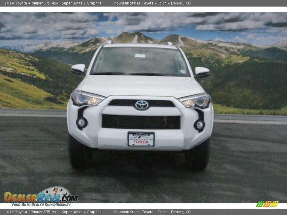2014 Toyota 4Runner SR5 4x4 Super White / Graphite Photo #2