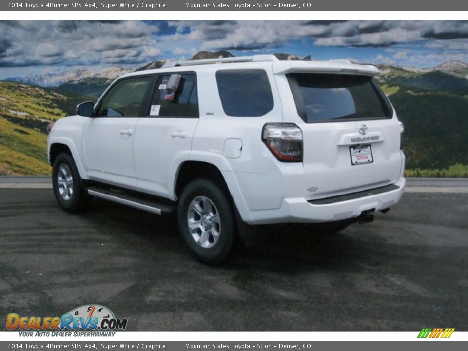 2014 Toyota 4Runner SR5 4x4 Super White / Graphite Photo #3