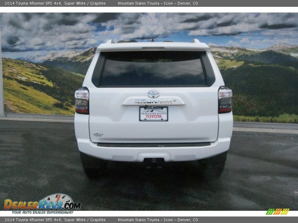 2014 Toyota 4Runner SR5 4x4 Super White / Graphite Photo #4