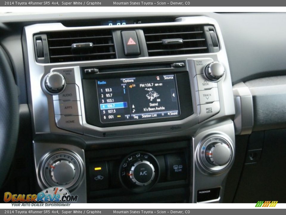 2014 Toyota 4Runner SR5 4x4 Super White / Graphite Photo #6