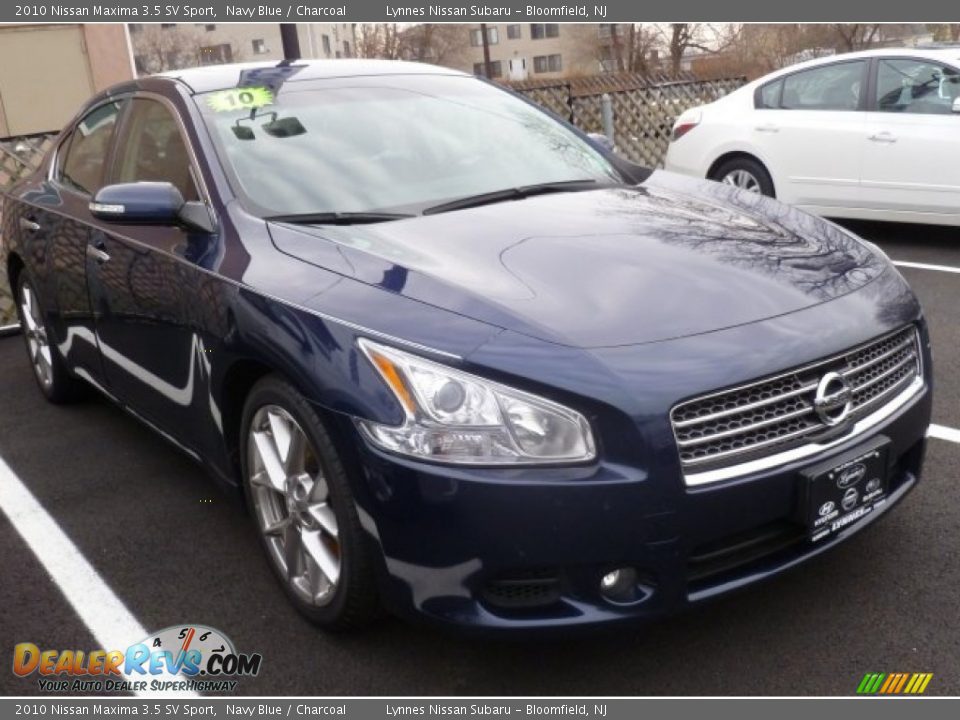 2010 Nissan Maxima 3.5 SV Sport Navy Blue / Charcoal Photo #1