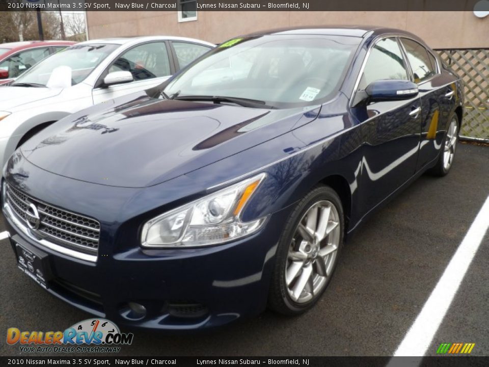 2010 Nissan Maxima 3.5 SV Sport Navy Blue / Charcoal Photo #3