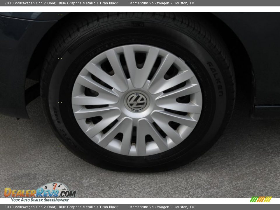 2010 Volkswagen Golf 2 Door Blue Graphite Metallic / Titan Black Photo #4