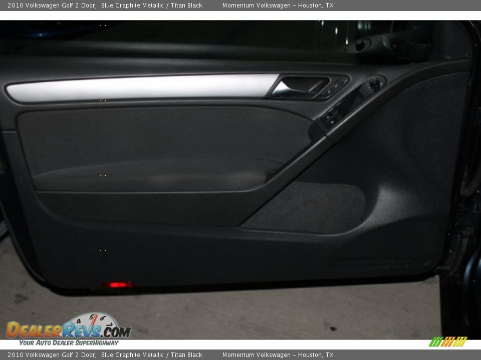 2010 Volkswagen Golf 2 Door Blue Graphite Metallic / Titan Black Photo #13