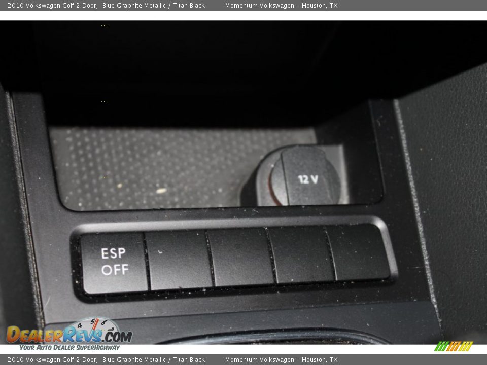 2010 Volkswagen Golf 2 Door Blue Graphite Metallic / Titan Black Photo #17