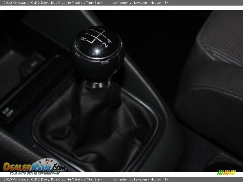 2010 Volkswagen Golf 2 Door Blue Graphite Metallic / Titan Black Photo #18