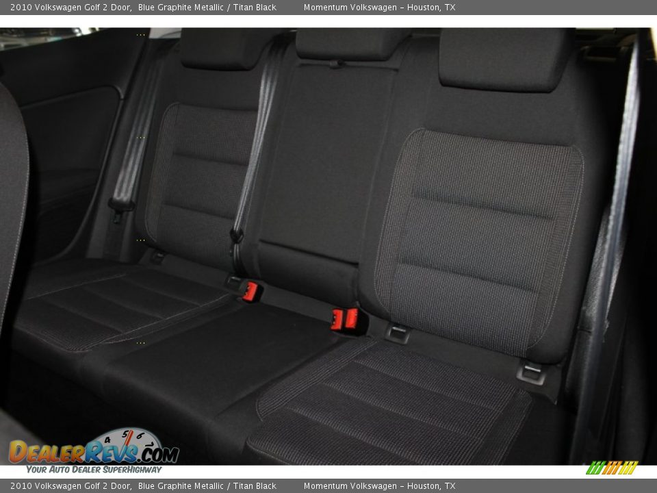 2010 Volkswagen Golf 2 Door Blue Graphite Metallic / Titan Black Photo #19