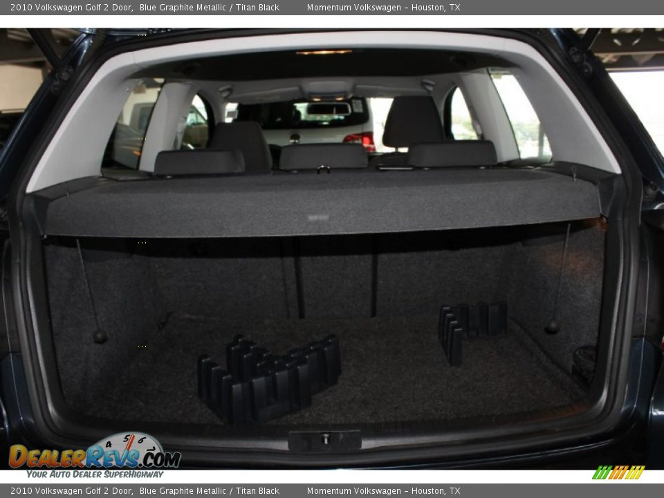 2010 Volkswagen Golf 2 Door Blue Graphite Metallic / Titan Black Photo #20