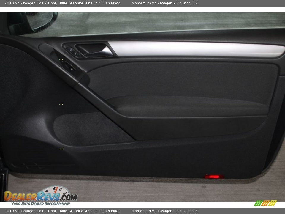 2010 Volkswagen Golf 2 Door Blue Graphite Metallic / Titan Black Photo #21