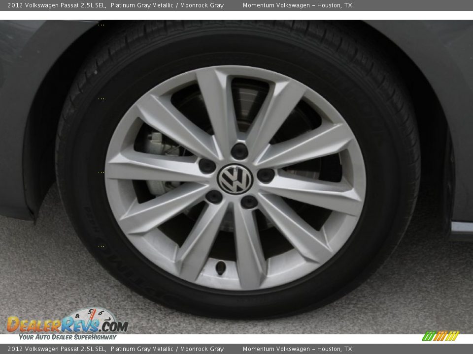 2012 Volkswagen Passat 2.5L SEL Platinum Gray Metallic / Moonrock Gray Photo #4