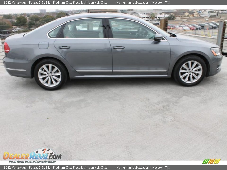 2012 Volkswagen Passat 2.5L SEL Platinum Gray Metallic / Moonrock Gray Photo #11