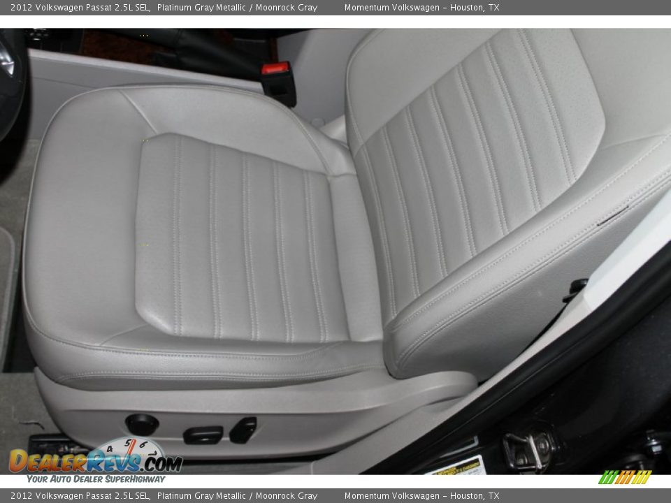 2012 Volkswagen Passat 2.5L SEL Platinum Gray Metallic / Moonrock Gray Photo #14