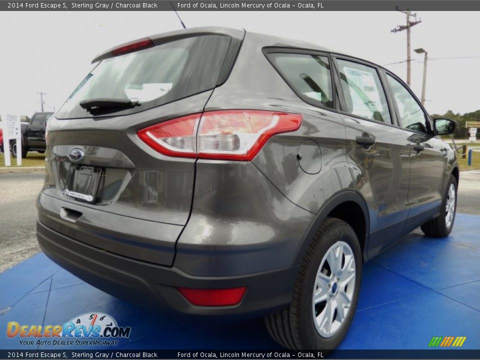 2014 Ford Escape S Sterling Gray / Charcoal Black Photo #3