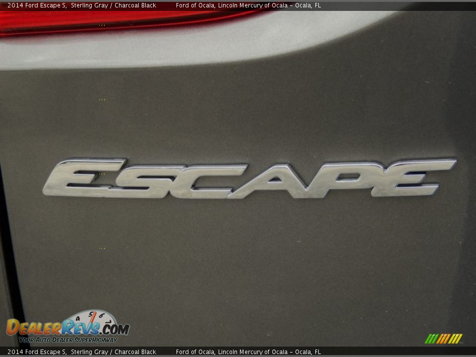 2014 Ford Escape S Sterling Gray / Charcoal Black Photo #4