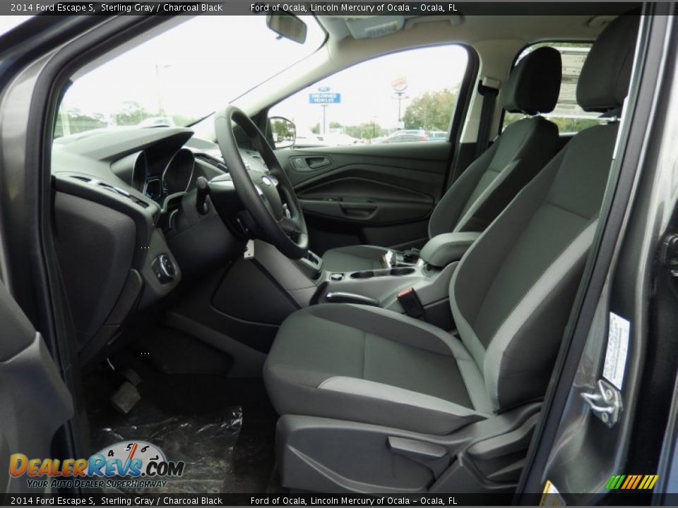 2014 Ford Escape S Sterling Gray / Charcoal Black Photo #6