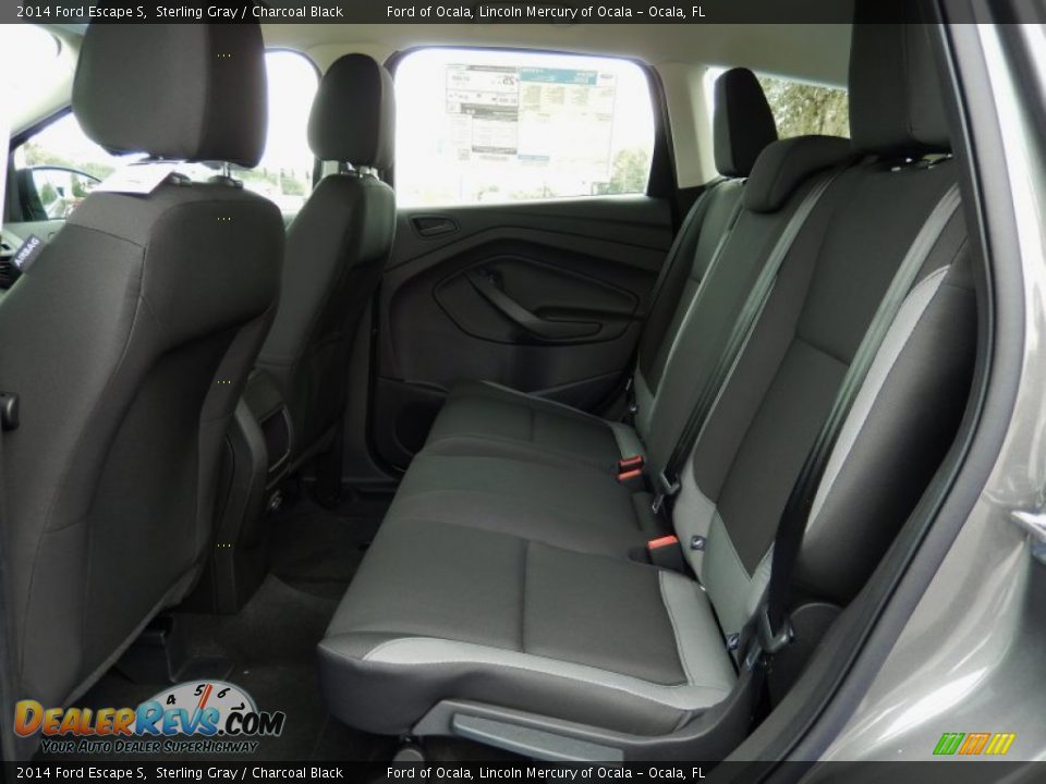 2014 Ford Escape S Sterling Gray / Charcoal Black Photo #7