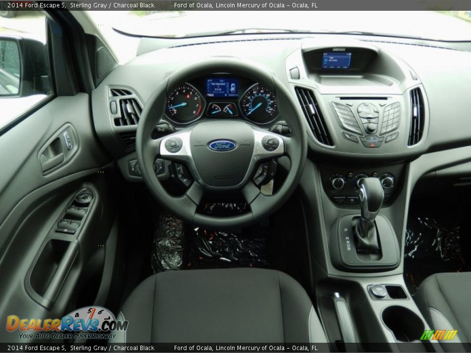 2014 Ford Escape S Sterling Gray / Charcoal Black Photo #8