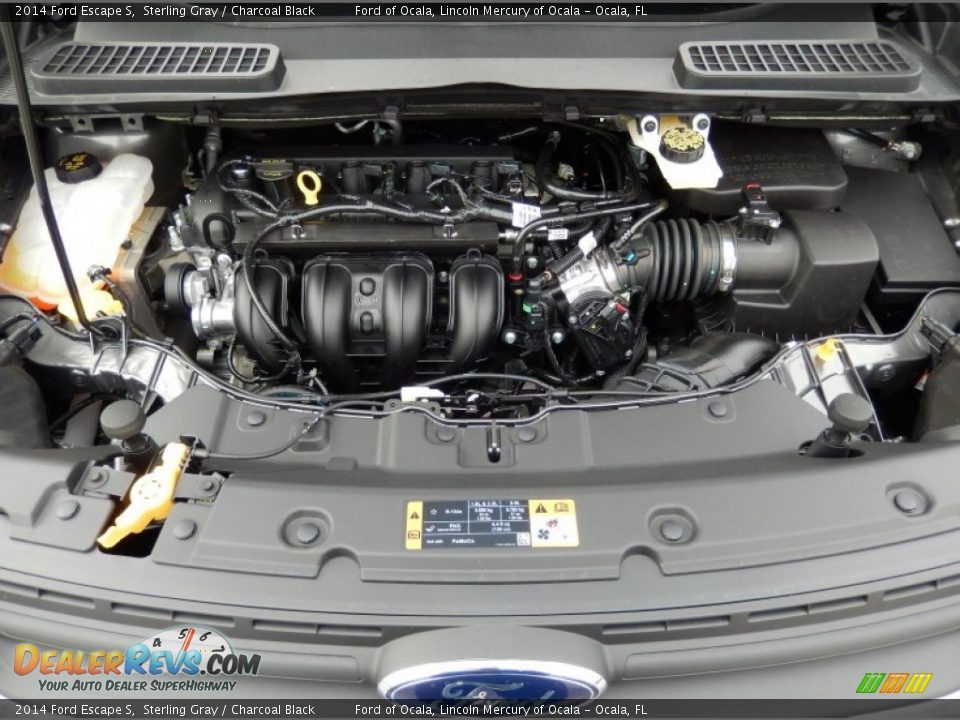 2014 Ford Escape S Sterling Gray / Charcoal Black Photo #11