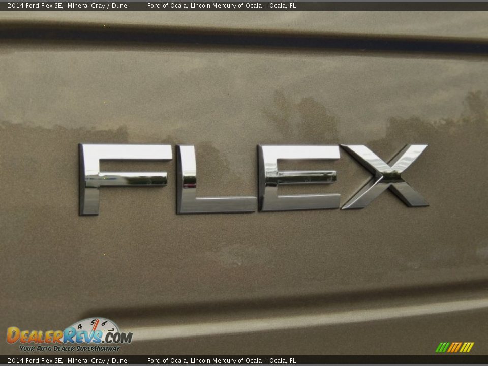 2014 Ford Flex SE Mineral Gray / Dune Photo #4
