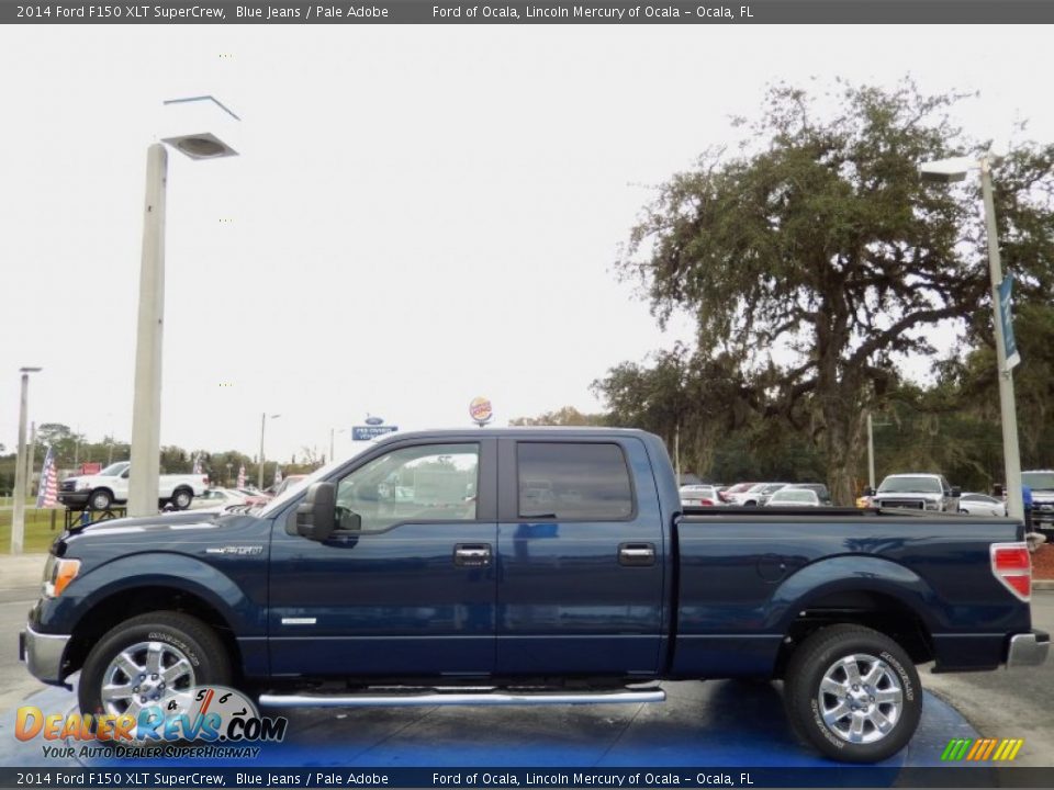 Blue Jeans 2014 Ford F150 XLT SuperCrew Photo #2