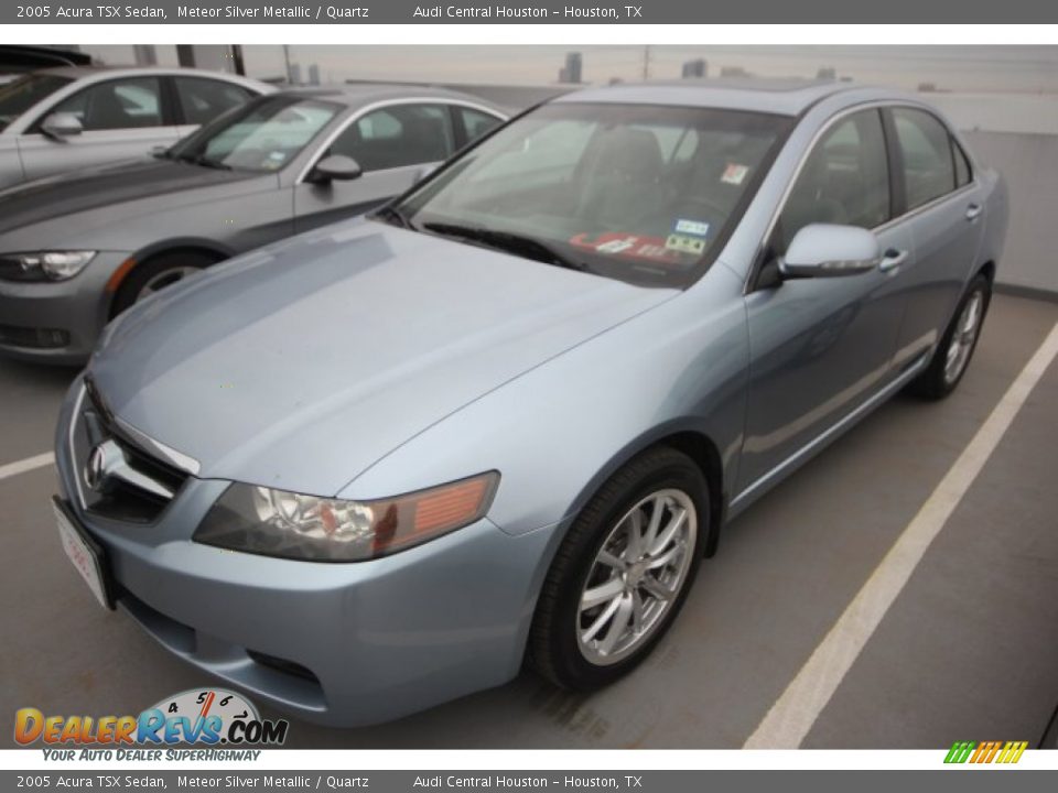 2005 Acura TSX Sedan Meteor Silver Metallic / Quartz Photo #3