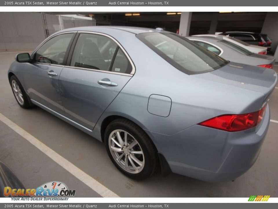 2005 Acura TSX Sedan Meteor Silver Metallic / Quartz Photo #4