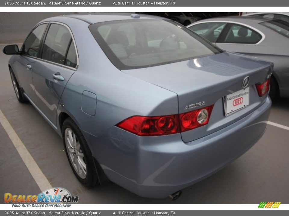 2005 Acura TSX Sedan Meteor Silver Metallic / Quartz Photo #5