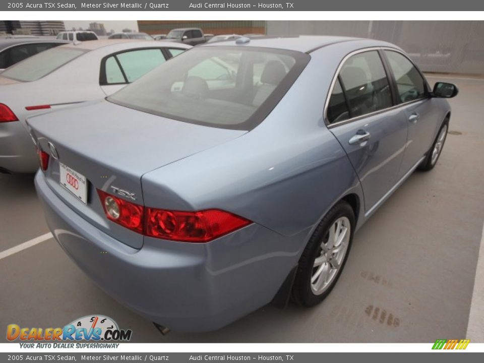 2005 Acura TSX Sedan Meteor Silver Metallic / Quartz Photo #7