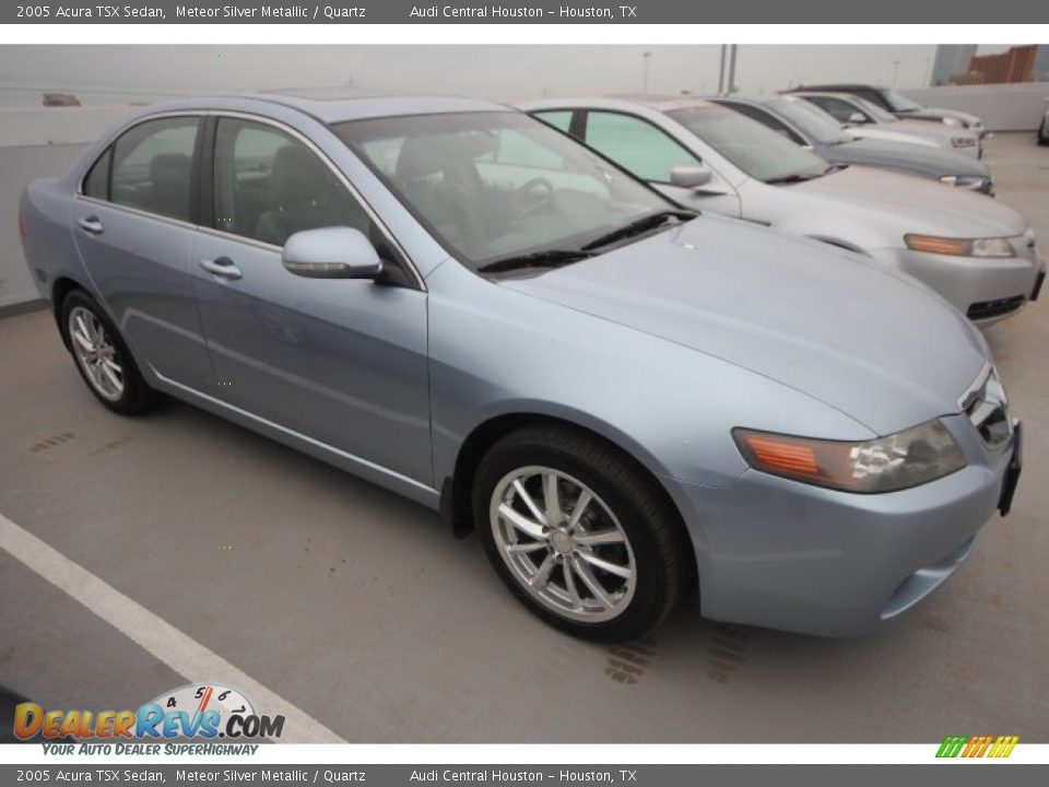2005 Acura TSX Sedan Meteor Silver Metallic / Quartz Photo #8