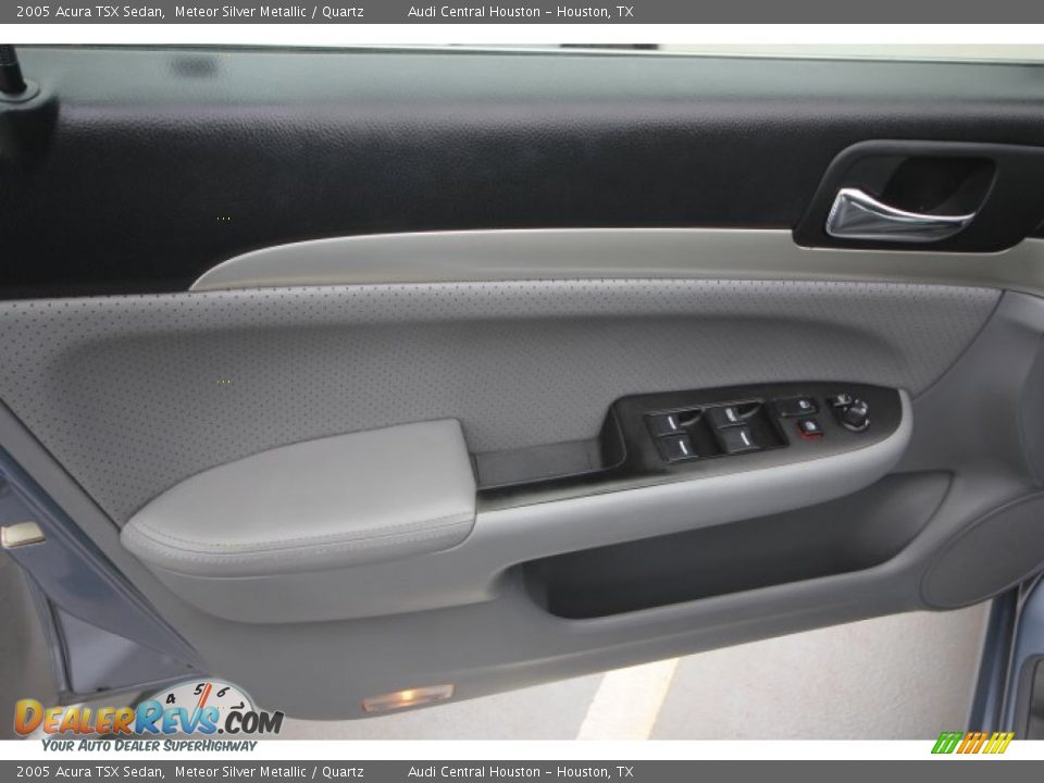 2005 Acura TSX Sedan Meteor Silver Metallic / Quartz Photo #9