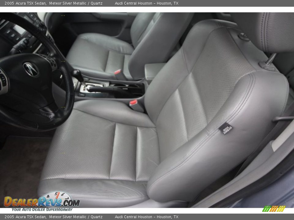 2005 Acura TSX Sedan Meteor Silver Metallic / Quartz Photo #10