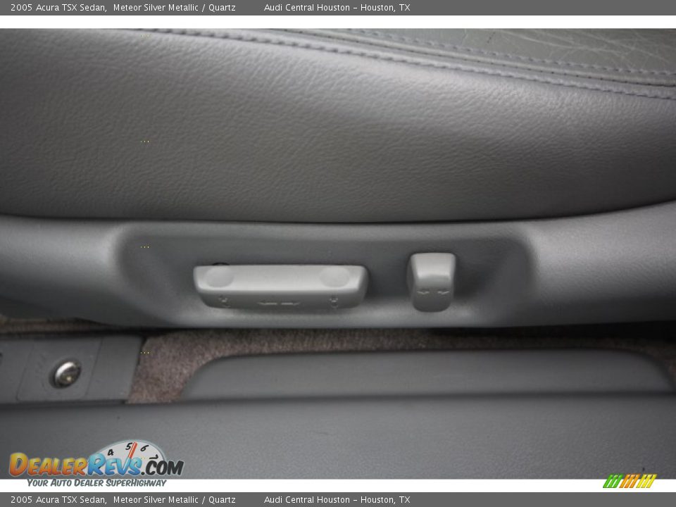 2005 Acura TSX Sedan Meteor Silver Metallic / Quartz Photo #12