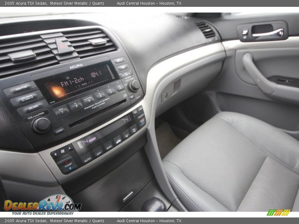 2005 Acura TSX Sedan Meteor Silver Metallic / Quartz Photo #13