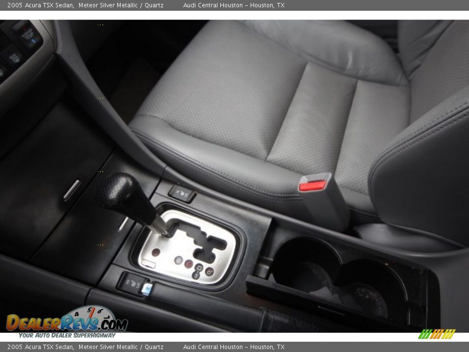 2005 Acura TSX Sedan Meteor Silver Metallic / Quartz Photo #14