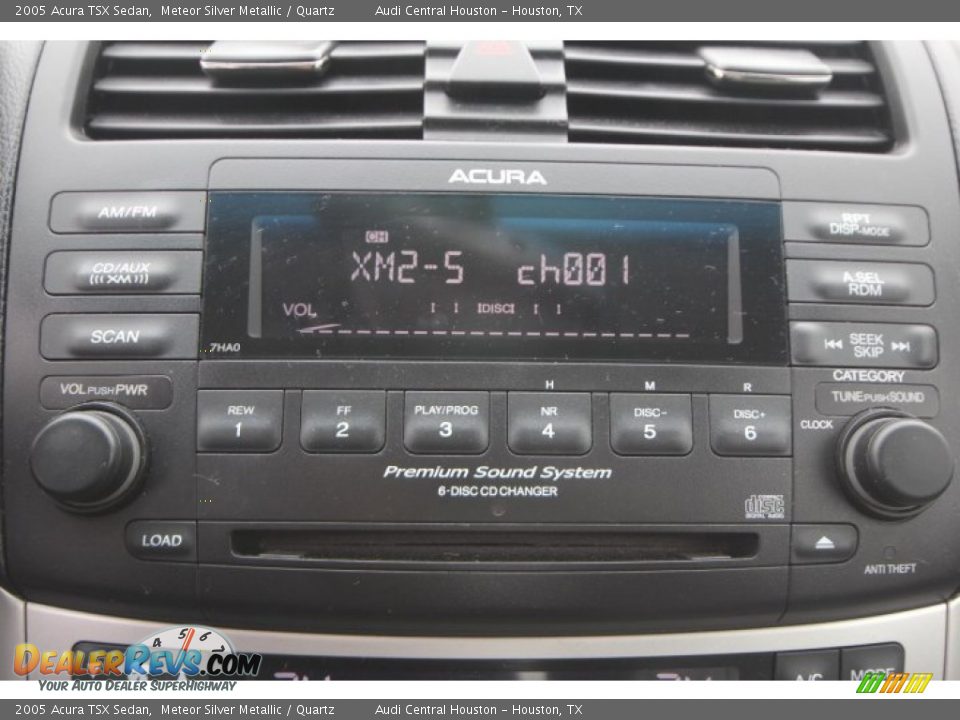 2005 Acura TSX Sedan Meteor Silver Metallic / Quartz Photo #17