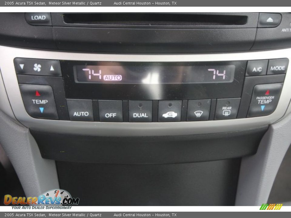 2005 Acura TSX Sedan Meteor Silver Metallic / Quartz Photo #18