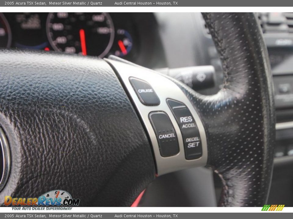 2005 Acura TSX Sedan Meteor Silver Metallic / Quartz Photo #20