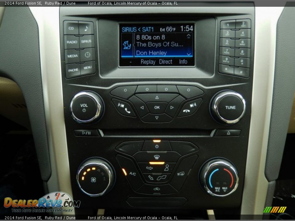 2014 Ford Fusion SE Ruby Red / Dune Photo #10