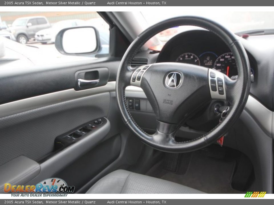 2005 Acura TSX Sedan Meteor Silver Metallic / Quartz Photo #25