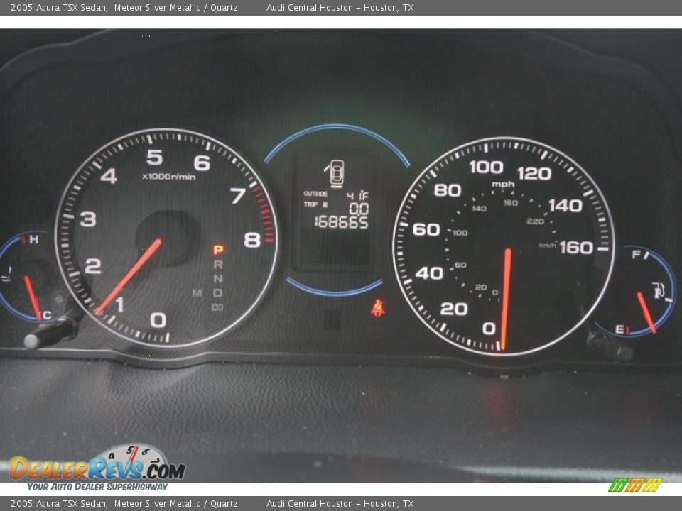 2005 Acura TSX Sedan Meteor Silver Metallic / Quartz Photo #27
