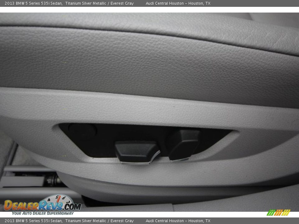 2013 BMW 5 Series 535i Sedan Titanium Silver Metallic / Everest Gray Photo #11