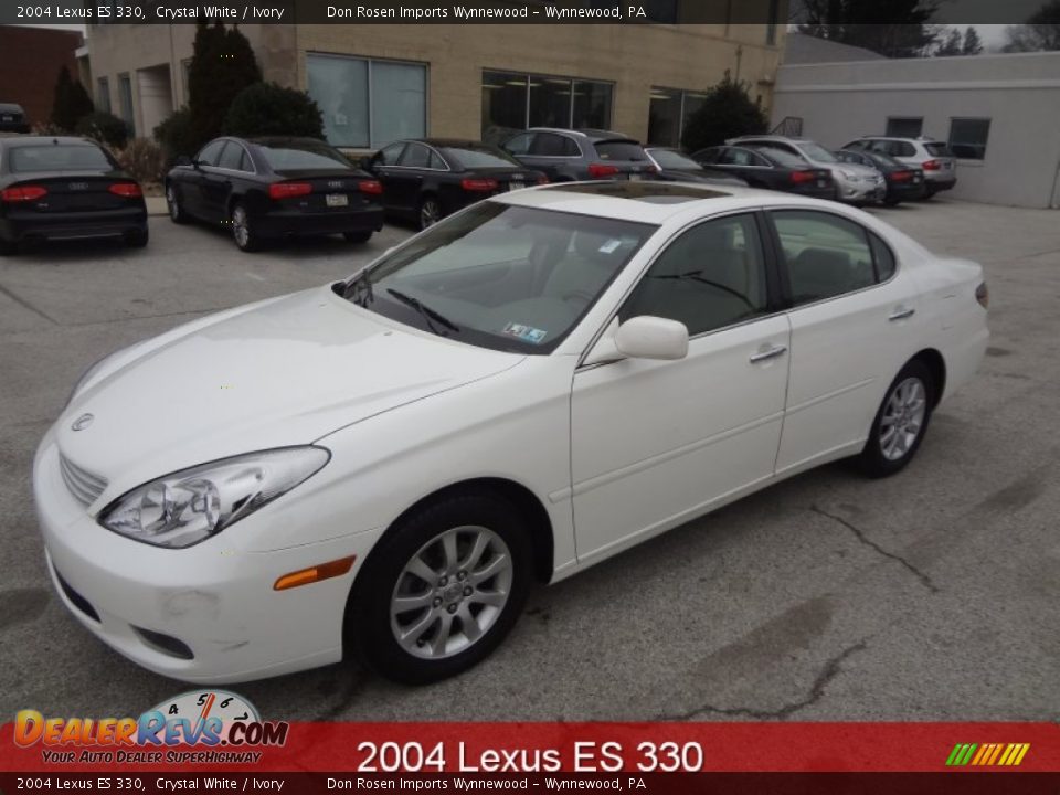 2004 Lexus ES 330 Crystal White / Ivory Photo #1
