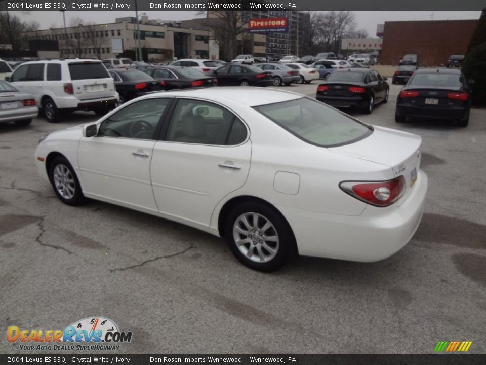 2004 Lexus ES 330 Crystal White / Ivory Photo #3