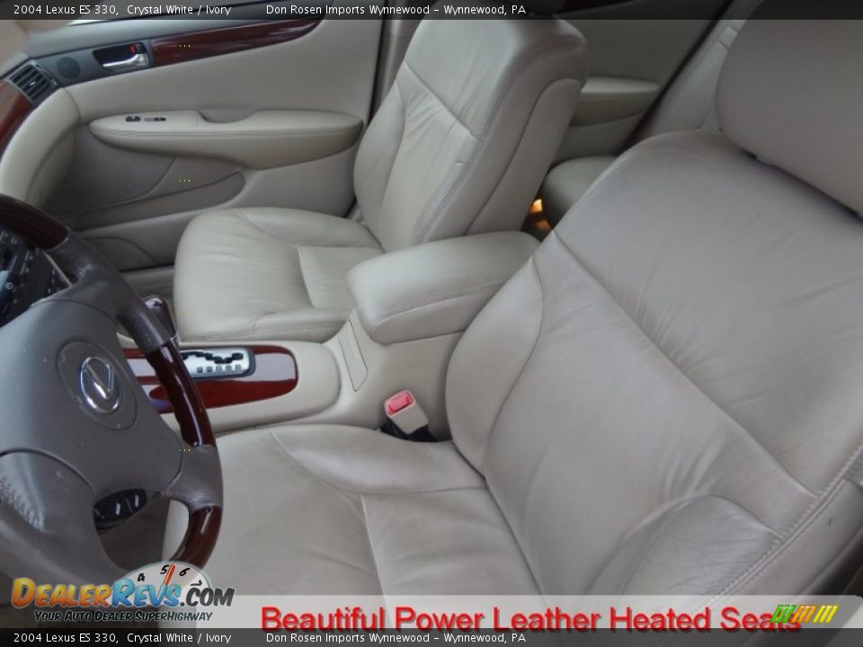 2004 Lexus ES 330 Crystal White / Ivory Photo #4