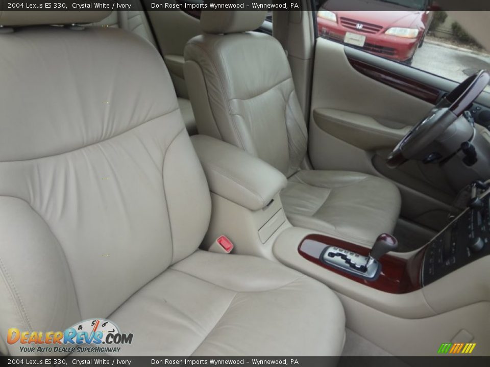 2004 Lexus ES 330 Crystal White / Ivory Photo #6