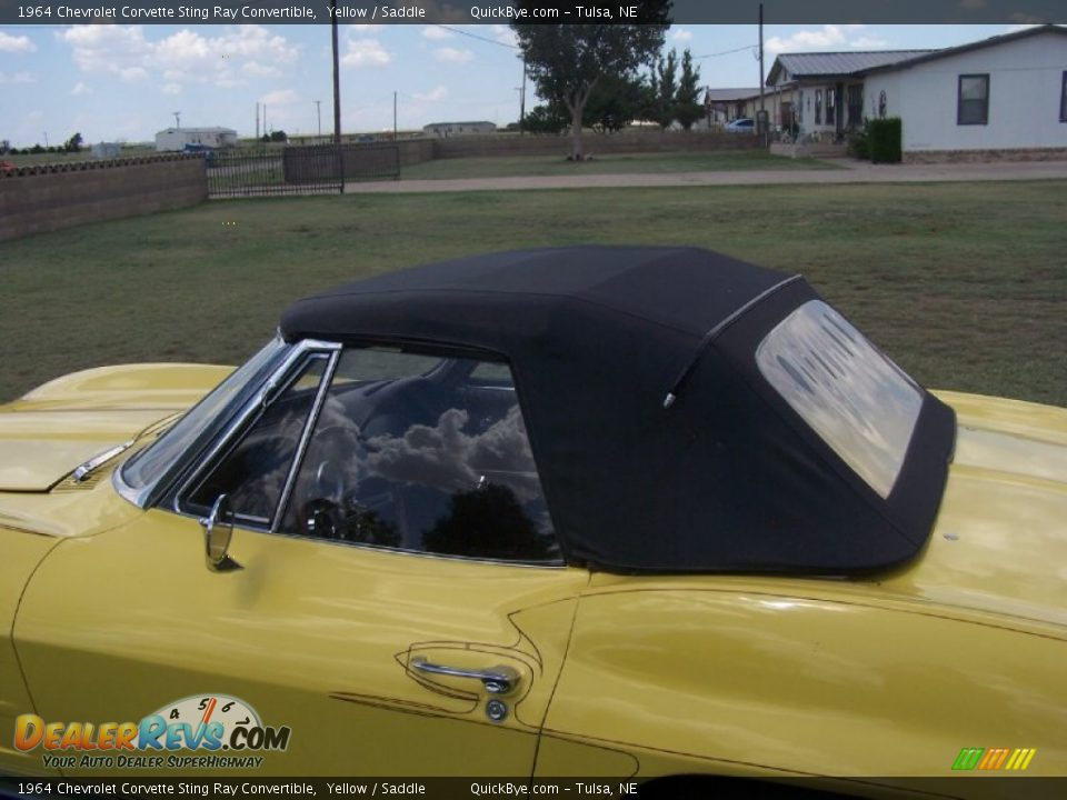 1964 Chevrolet Corvette Sting Ray Convertible Yellow / Saddle Photo #4