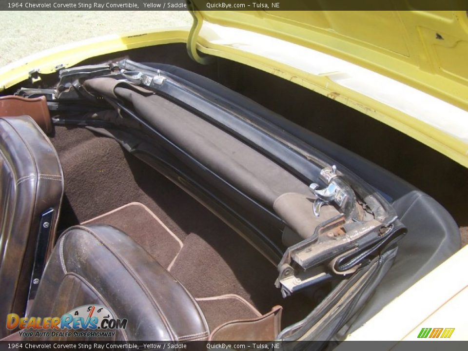 1964 Chevrolet Corvette Sting Ray Convertible Yellow / Saddle Photo #11