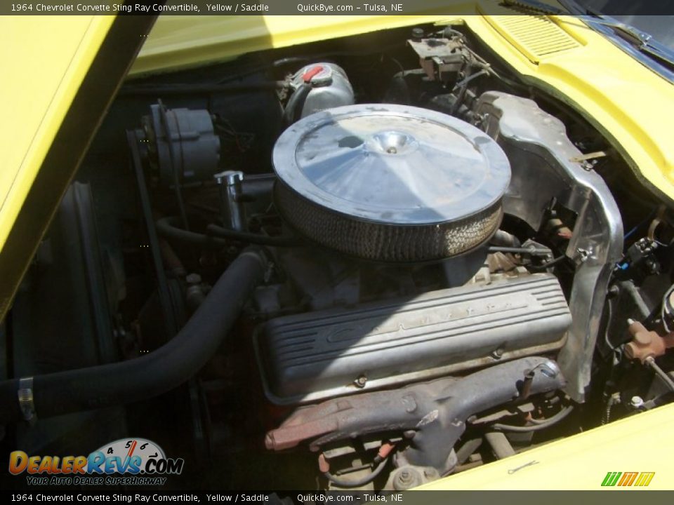 1964 Chevrolet Corvette Sting Ray Convertible Yellow / Saddle Photo #13