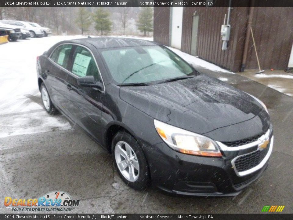 2014 Chevrolet Malibu LS Black Granite Metallic / Jet Black/Titanium Photo #3
