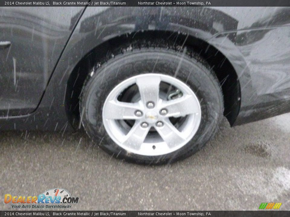 2014 Chevrolet Malibu LS Black Granite Metallic / Jet Black/Titanium Photo #9